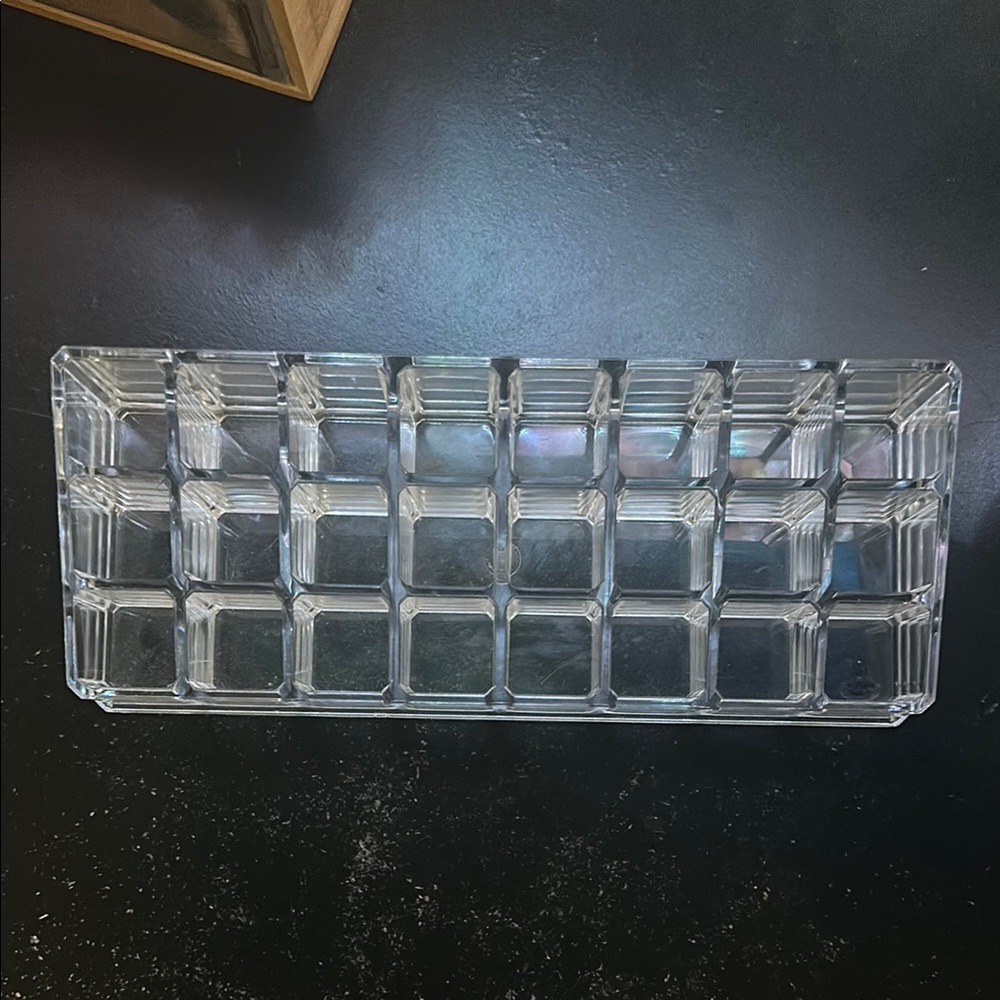 Clear Glass Organizer Tray